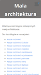 Mobile Screenshot of mala-architektura.co